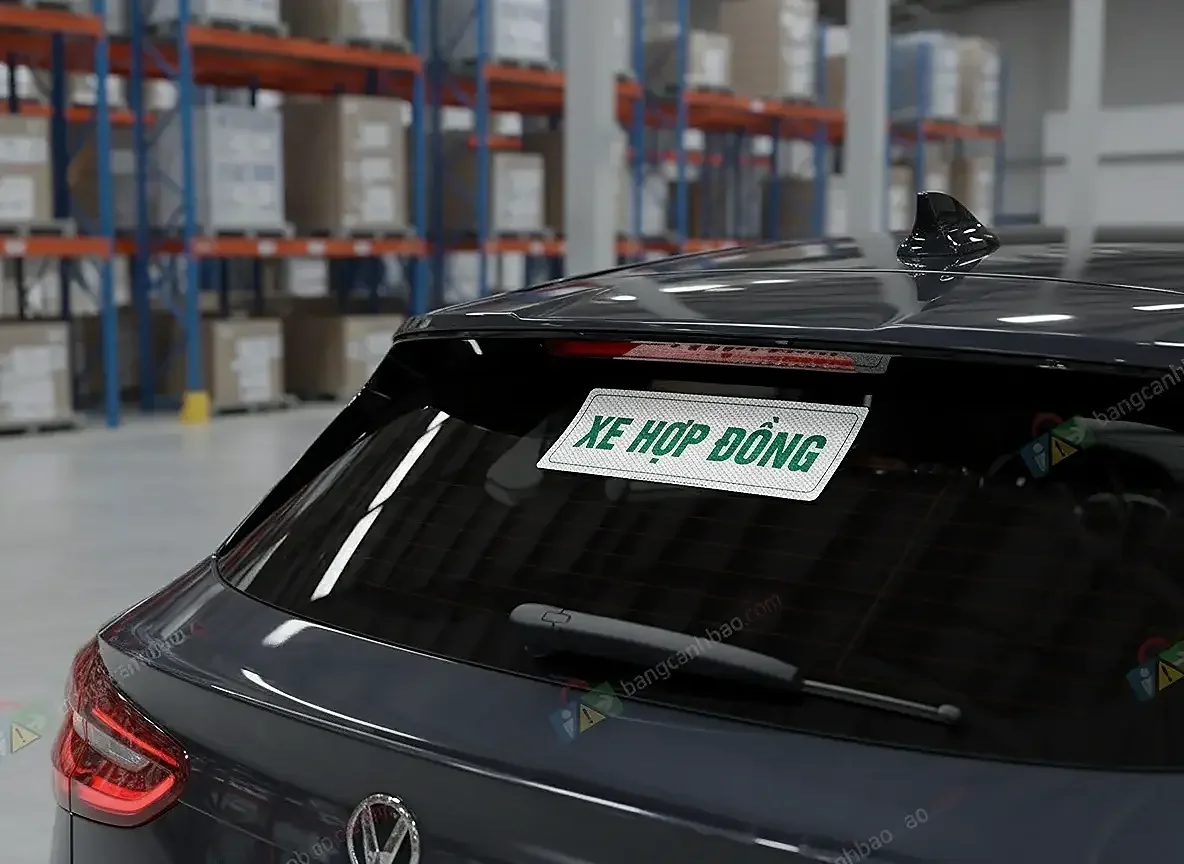 Nhãn Phản Quang 3M – Biển Nhận Diện Xe Chuyên Dụng Bền Đẹp, Siêu Sáng Ban Đêm - 3